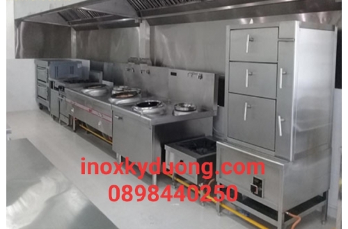 Xưởng sản xuất hệ thống bếp inox công nghiệp trường mầm non