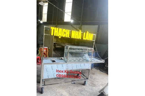 XE TRÀ SỮA NHỎ GỌN CÓ THÙNG ĐÁ VÀ THÙNG ƯỚP KHAY