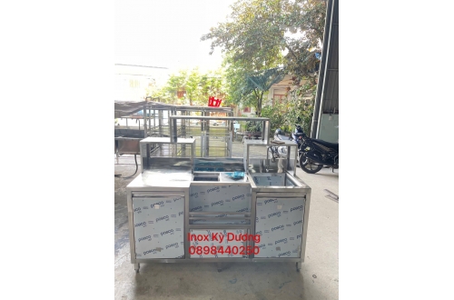 QUẦY PHA CHẾ INOX 304 GIÁ RẺ TẠI XƯỞNG INOX KỲ DƯƠNG