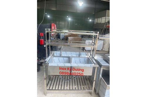 CHẬU RỬA  CHÉN CÔNG NGHIỆP INOX KỲ DƯƠNG GIÁ RẺ TẠI XƯỞNG