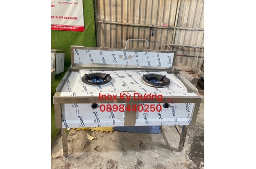 BẾP KHÈ CÔNG NGHIỆP HAI HỌNG INOX 304 GIÁ RẺ